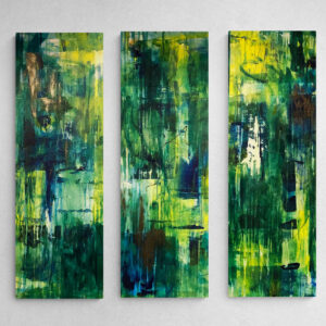(Let's get lost) in the Forest | Original Art Triptych